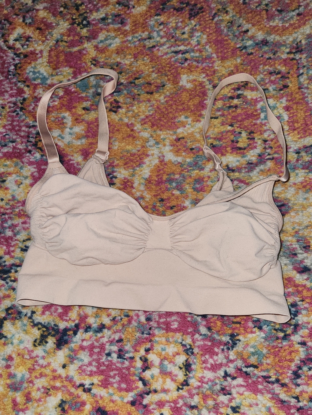 Skims 4XL/5XL Seamless Light Beige Wireless Bralette